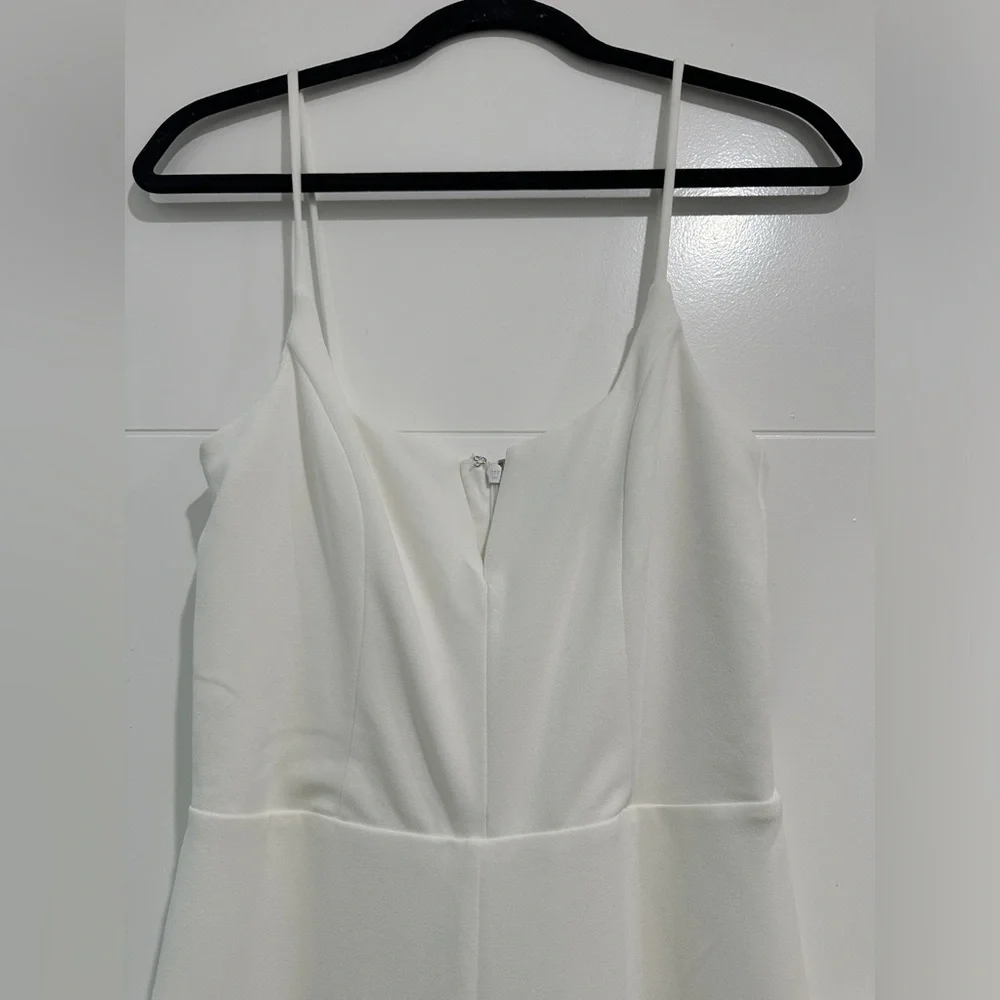 Lulus Cheers to Chic Ivory Bridal Wide-Leg Jumpsuit | NWT Size S - Picture 13 of 17